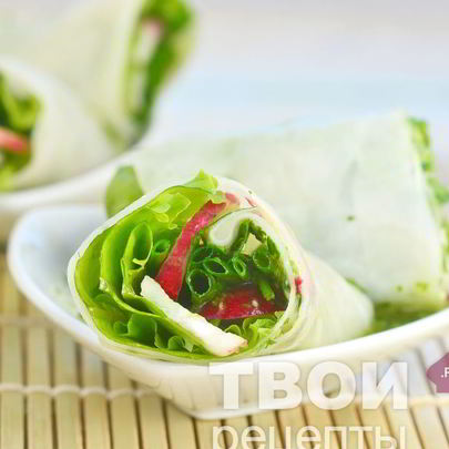 Спринг роллы с овощами