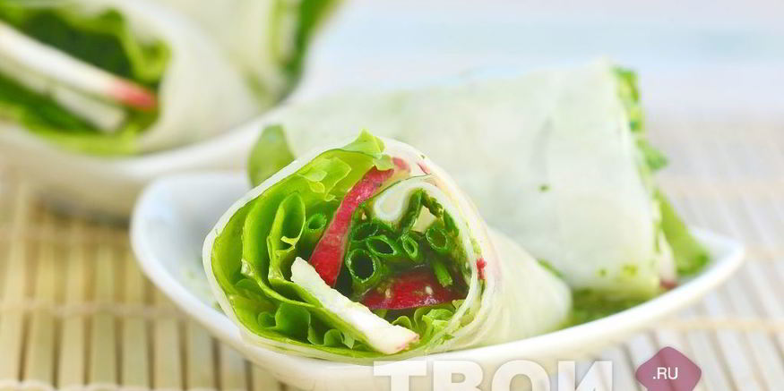 Рецепт спринга роллы с овощами