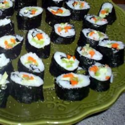 Вегетарианские суши роллы с тофу
