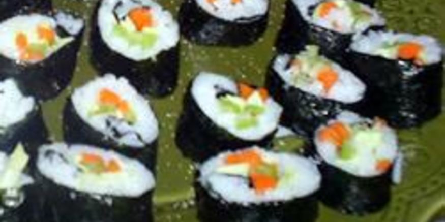 Рецепт вегетарианских суш роллы с тофу