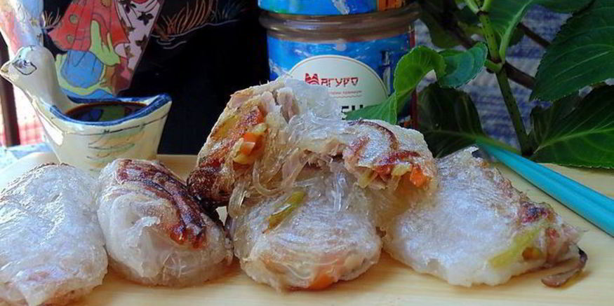 Рецепт весенних роллов с тунцом