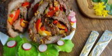 королевский рулет из говядины