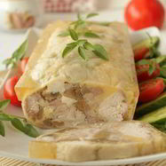 Рецепт Куриного рулета с грибами и сыром