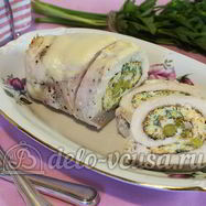 Рецепт Куриного рулета с омлетом