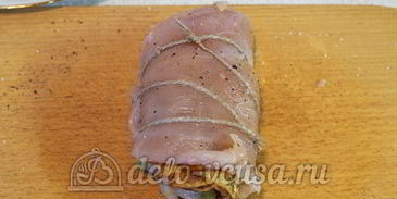 куриный рулет с омлетом