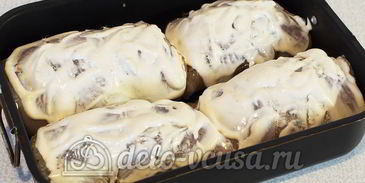 куриный рулет с омлетом