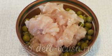 куриный рулет с омлетом