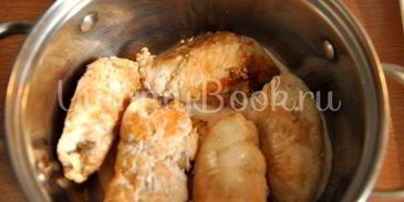 куриные рулетики с грибами