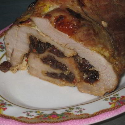 Мясной рулет из свинины