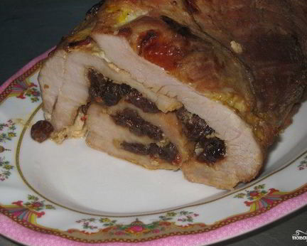 Мясной рулет из свинины