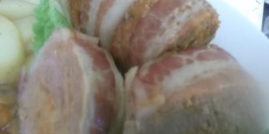 Рецепт мясного рулета с беконом