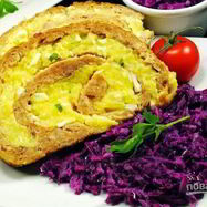 Рецепт Мясного рулета с картофельной начинкой