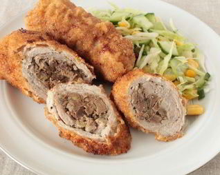 Мясные рулетики с печенью