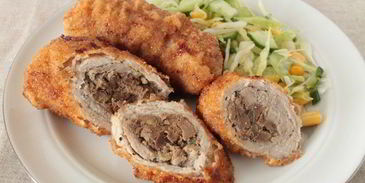 мясные рулетики с печенью