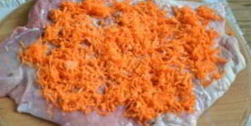 новогодний рулет из свинины