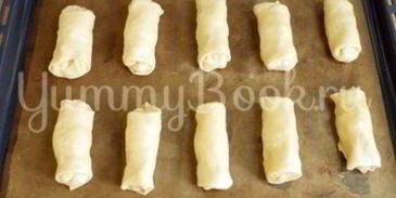 постные хрустящие рулетики с начинкой