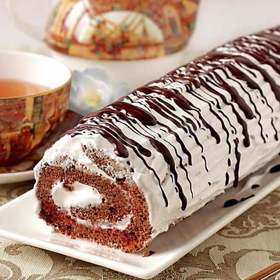 Рулет из бисквитного теста