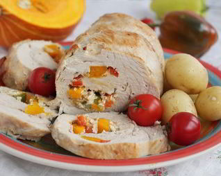 Рулет из грудки индейки