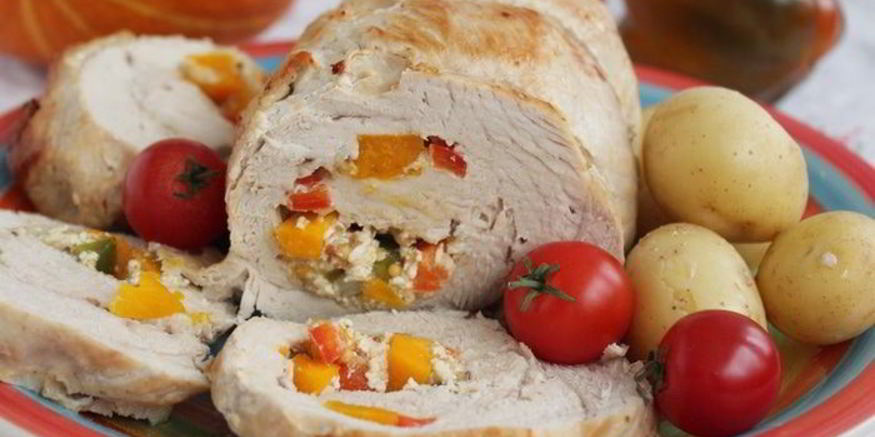 Рецепт рулета из грудки индейки