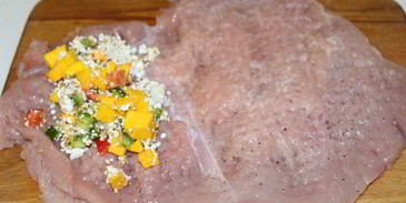 рулет из грудки индейки