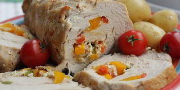 рулет из грудки индейки