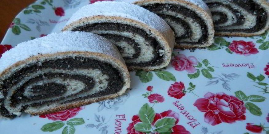 Рецепт рулета с маковой начинкой