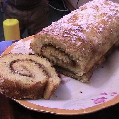 Рулет сладкий за 10 минут