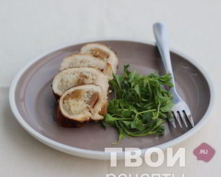 Рулетики из курицы с манго