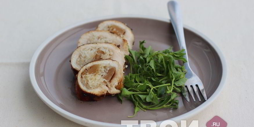 Рецепт рулетиков из курицы с манго