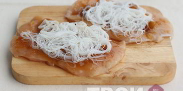 рулетики из курицы с манго