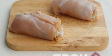 рулетики из курицы с манго