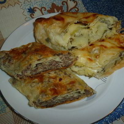 Рулеты с картофелем и с ливером