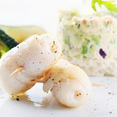 Рыбные рулеты с овощами