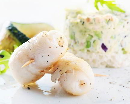 Рыбные рулеты с овощами