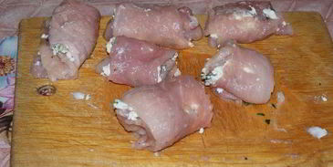 свиные рулетики аля-руж