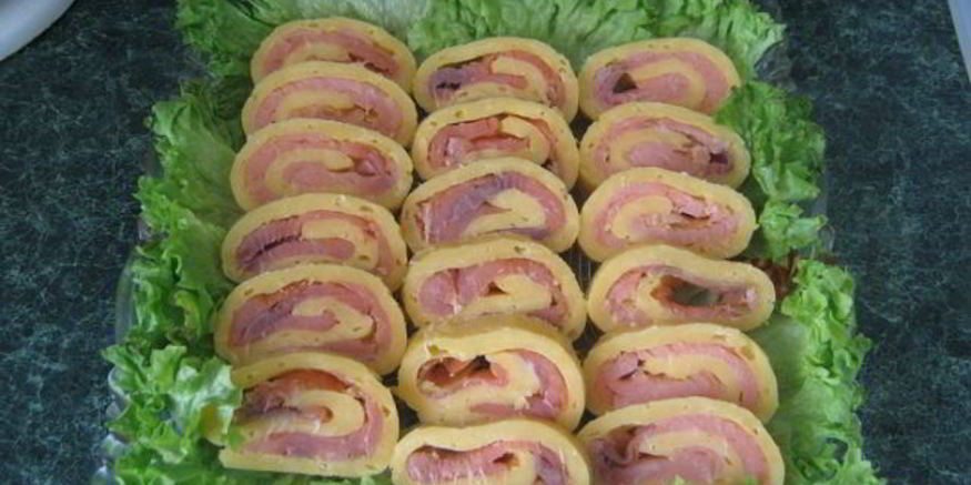 Рецепт сырного рулета с рыбой