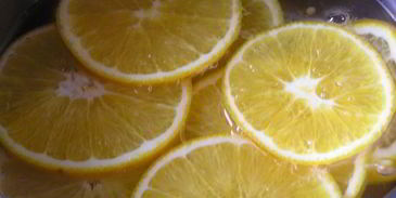 цитрусовый бисквитный рулет