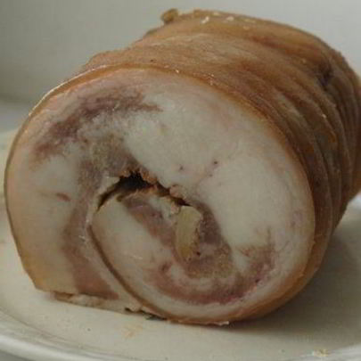 Засолка свиного рулета