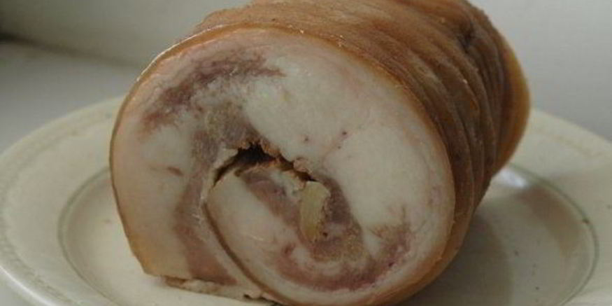 Рецепт засолки свиного рулета