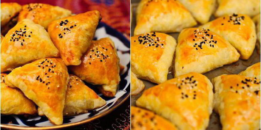 Рецепт домашней самсы из слоеного теста