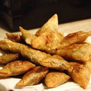 Рецепт Самосы из теста фило с мясом