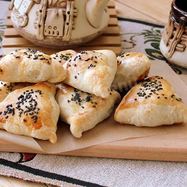 Рецепт Самсы из слоеного теста с мясным фаршем