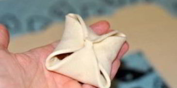 самса из слоеного теста