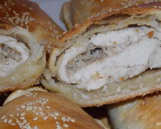 Самса с куриной грудкой