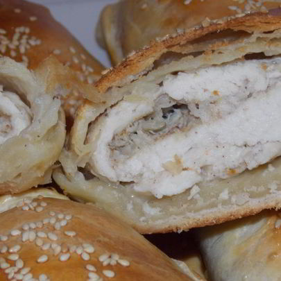 Самса с куриной грудкой