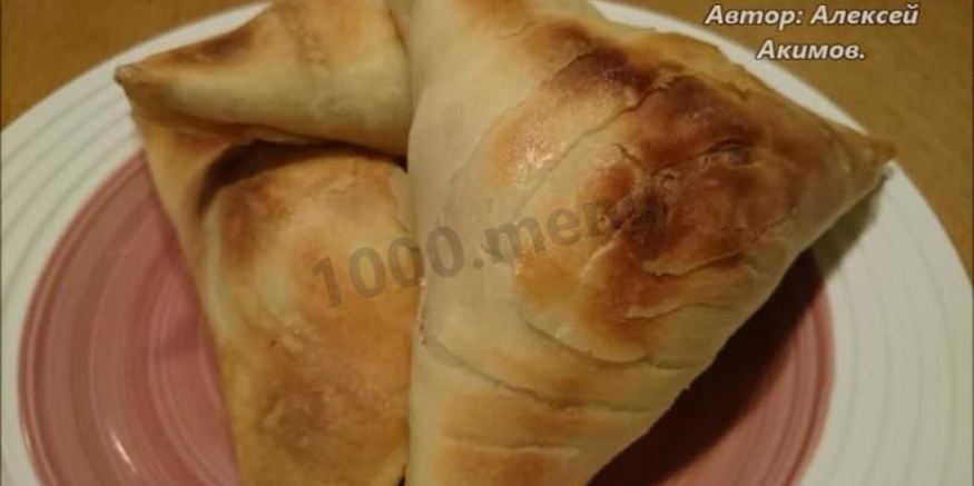 Рецепт самсы с мясным фаршем тимьяном и чабрецом