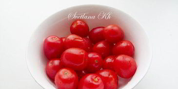 самса с мясом и помидорами