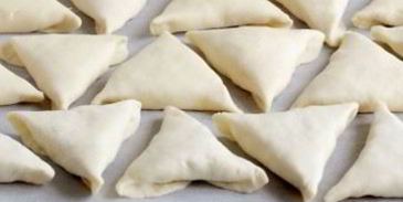 самса с сыром из слоеного теста