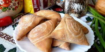 самса с тыквой и рисом