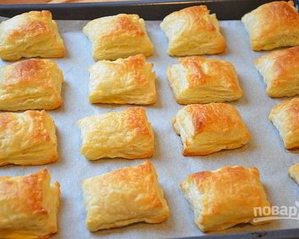 Самса с ветчиной и сыром